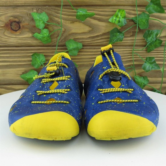 KEEN Boys Gladiator Shoes‎ Sandal Blue Synthetic Drawstring Size Y 4 Medium - Picture 2 of 8